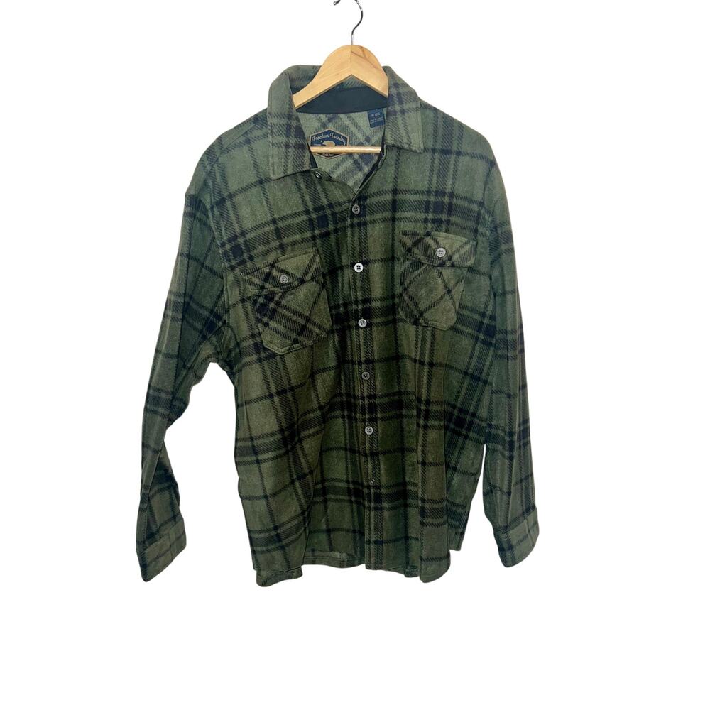 Weatherproof Vintage Men’s Button Down Plaid Flannel Shirt Long Sleeve Casual